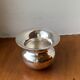 Cigar ashtray silver metal