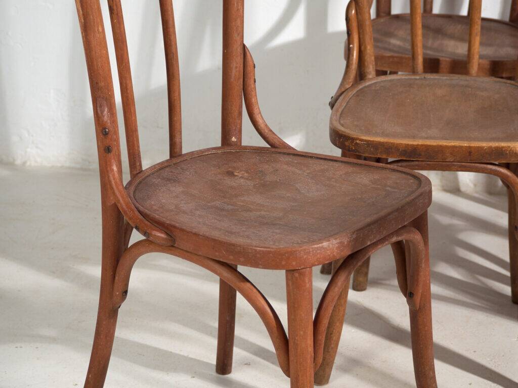 Set of 6 antique bentwood chairs – Central Europe, circa 1900