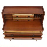 Scandinavian mahogany secretary, Sweden, 1950