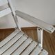 Folding wooden garden chair