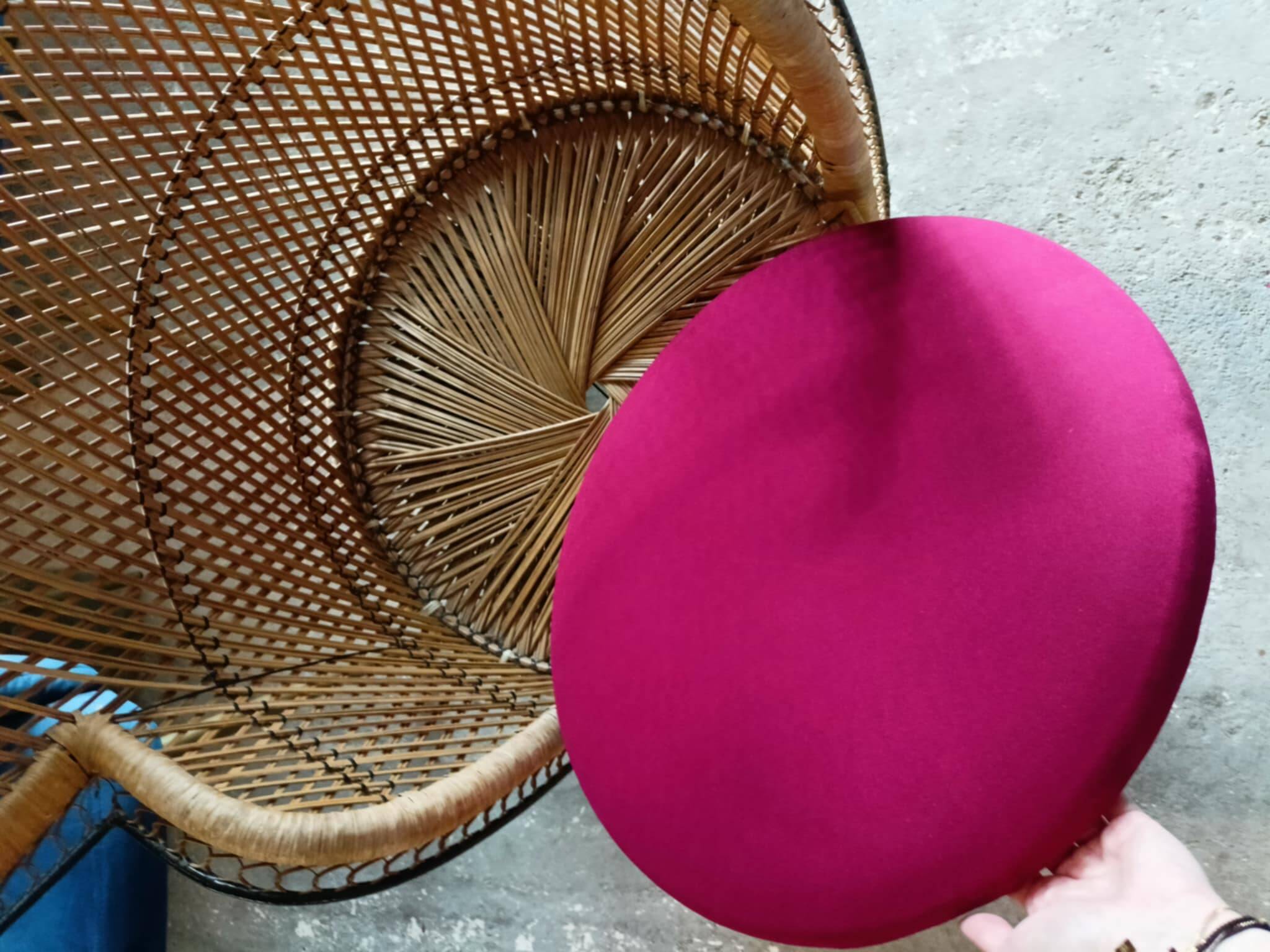 Emmanuelle rattan armchair