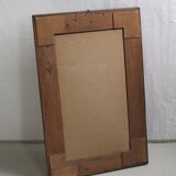 Copper relief wall mirror | Bragalini Angelo style | Italy | 1970s