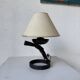 Brutalist metal lamp from the 50s
