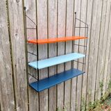 Vintage metal wall shelf, 60s
