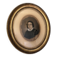 Portrait ancien encadrée d’une femme