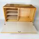 1960s low bar cabinet on wheels