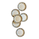 Set of 6 vintage flat plates model Elisabeth from HBCM