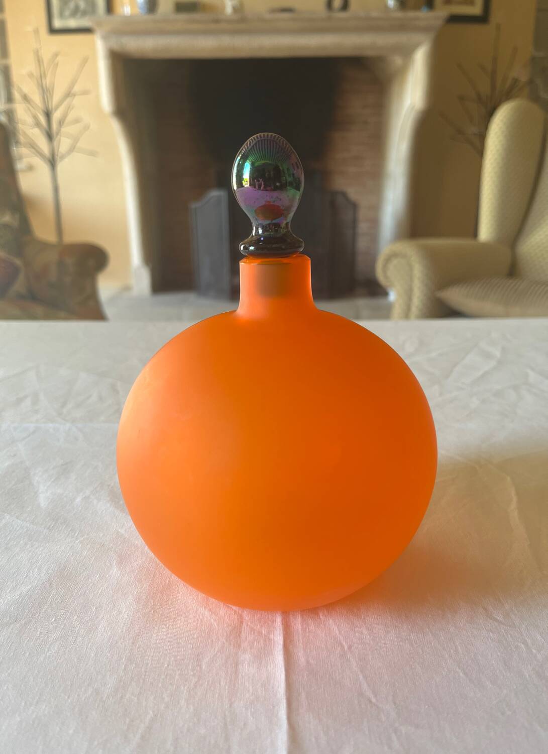 Flacon en pâte de verre de Murano vintage 70’s