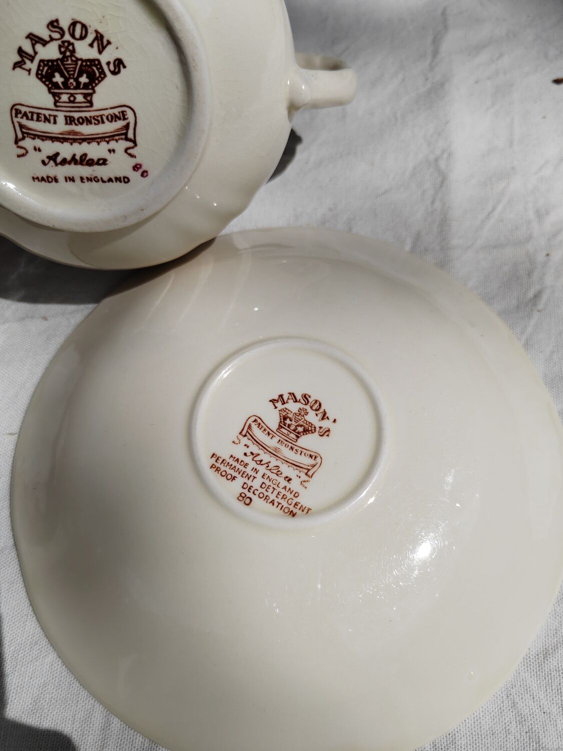 Iron earth milk jug Mason's England