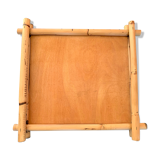 70's bamboo tray