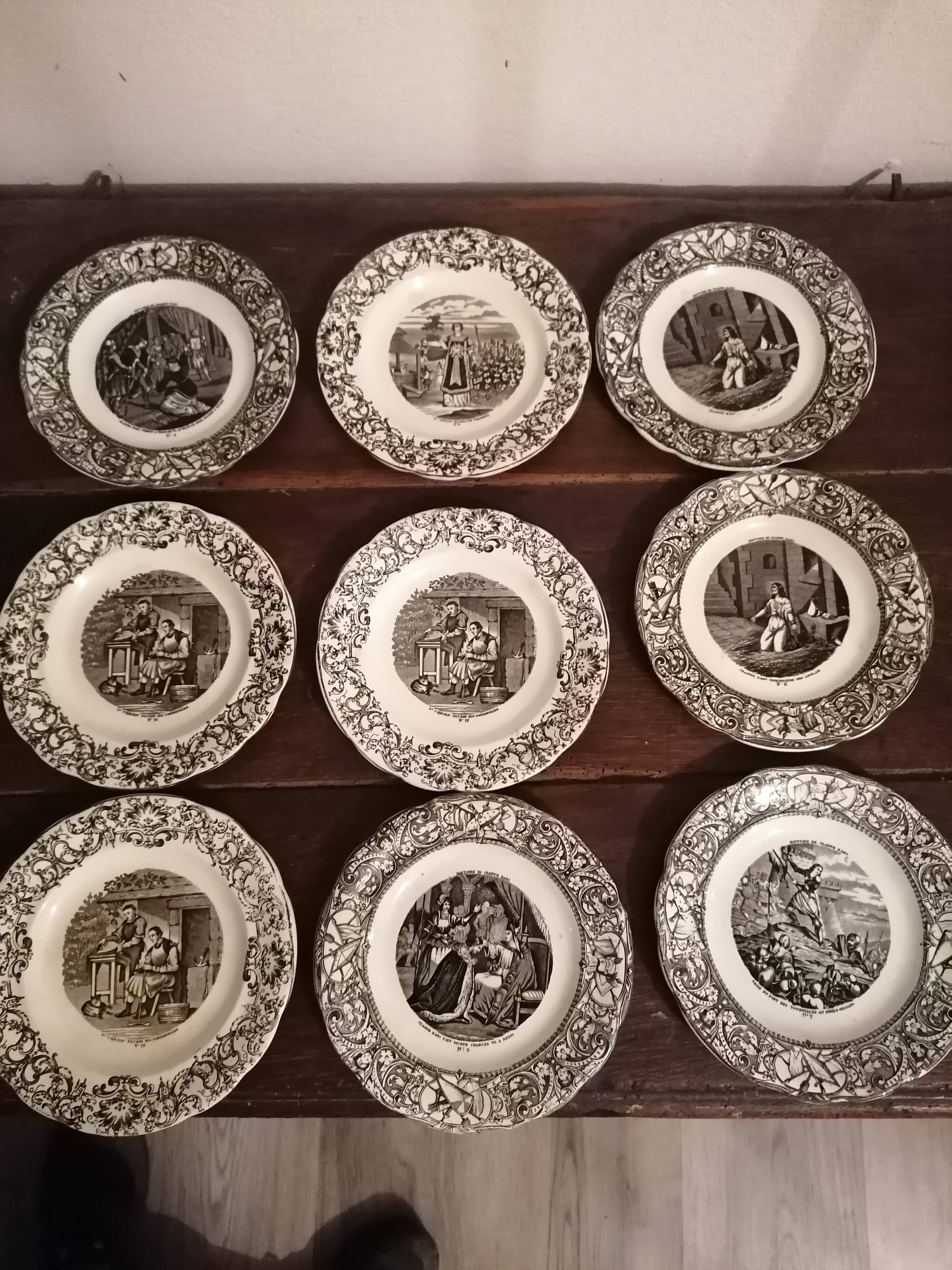 9 gien plates