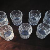 7 Verres Gobelets à Whisky en cristal