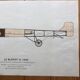 Old aviation poster bleriot ix