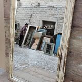 Burmese teak mirror