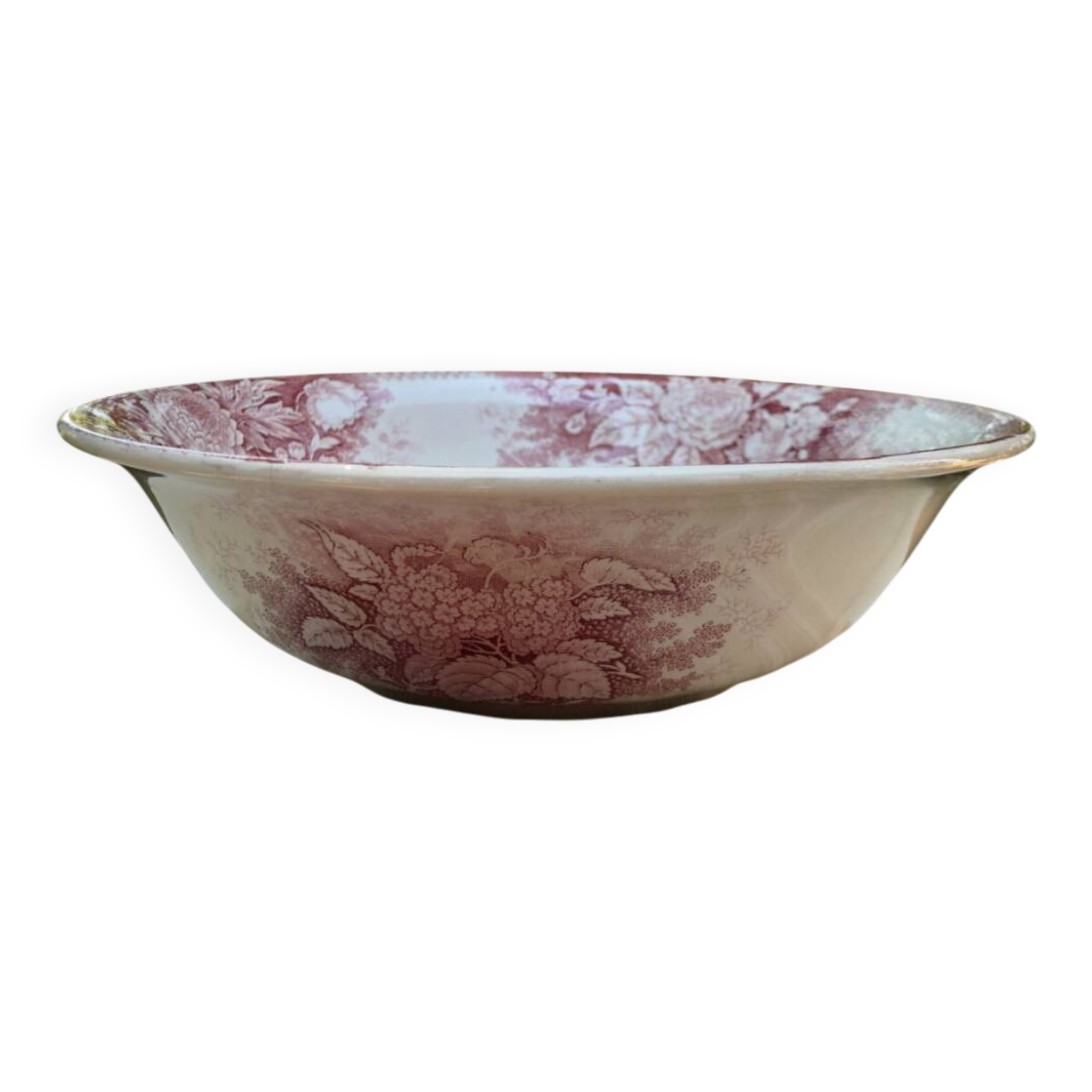 Old basin/washbowl in earthenware stamped JARDINIÈRE