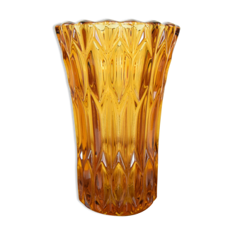 Vase en verre du milieu du siècle, années 1960