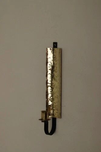 Single Swedish Mixed Metal Sconce