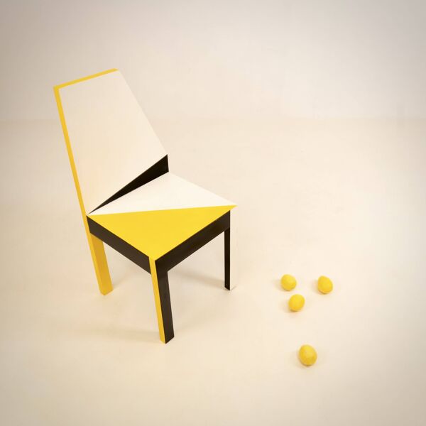 Pierre sala, chaise poisson pilote, série limitée, 1983