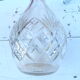 Carafe Crystal carved geometric money minerve and Saint Louis