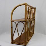 Rattan shelf