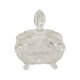 Vintage Crystal Bonbonnière Candy Jar with Lid Sixties