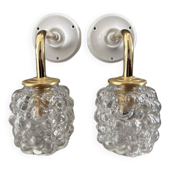 Bubble glass wall lights