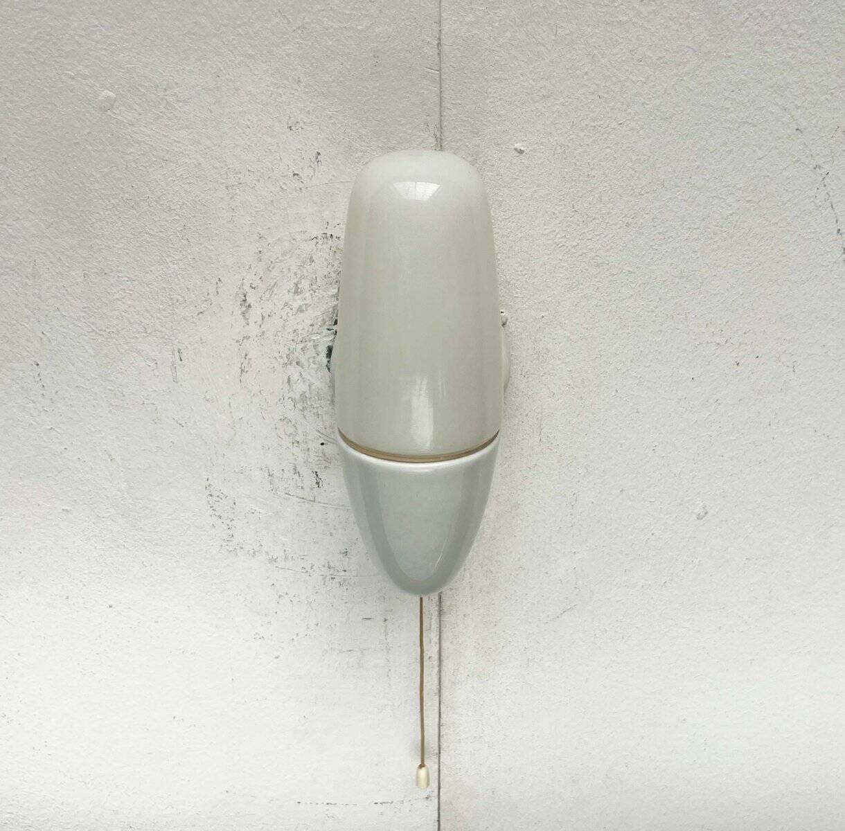 Mid-Century Modern German Ceramic 6065 Sconce by Wilhelm Wagenfeld for Lindner, 1950s