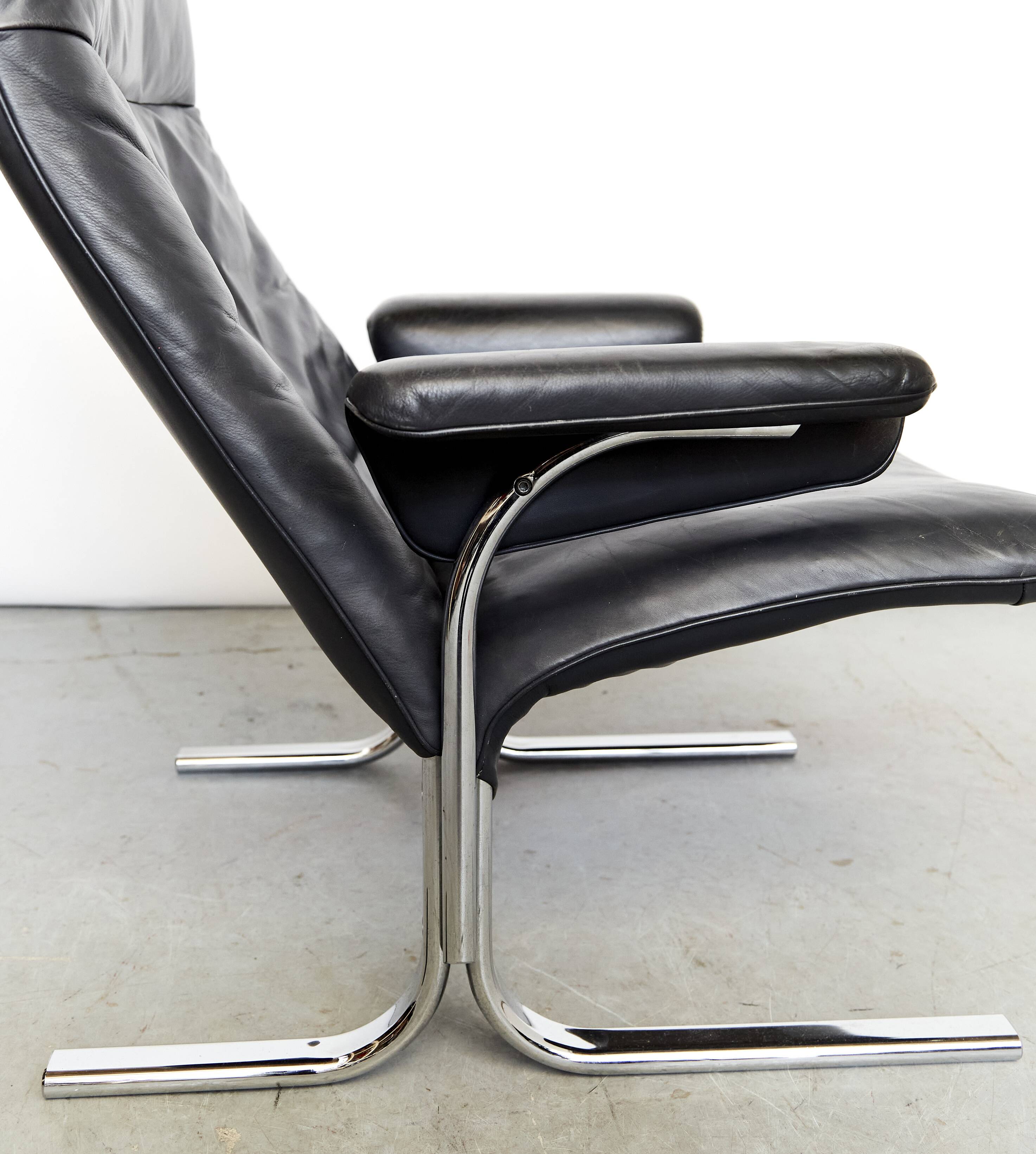 De Sede Lounge Chair & Ottoman DS-2030 de Hans Eichenberger