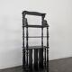 Napoleon III music partition cabinet in blackened wood