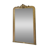 Louis-Philippe gilded fireplace mirror (trumeau style)