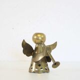 Brass angel candle holder