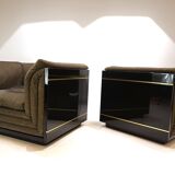 Set of 2 lounge chairs attributed to Pierre Cardin, 1970