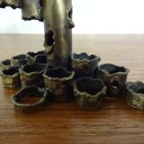 Brutalist Iron Candleholder, 1960s