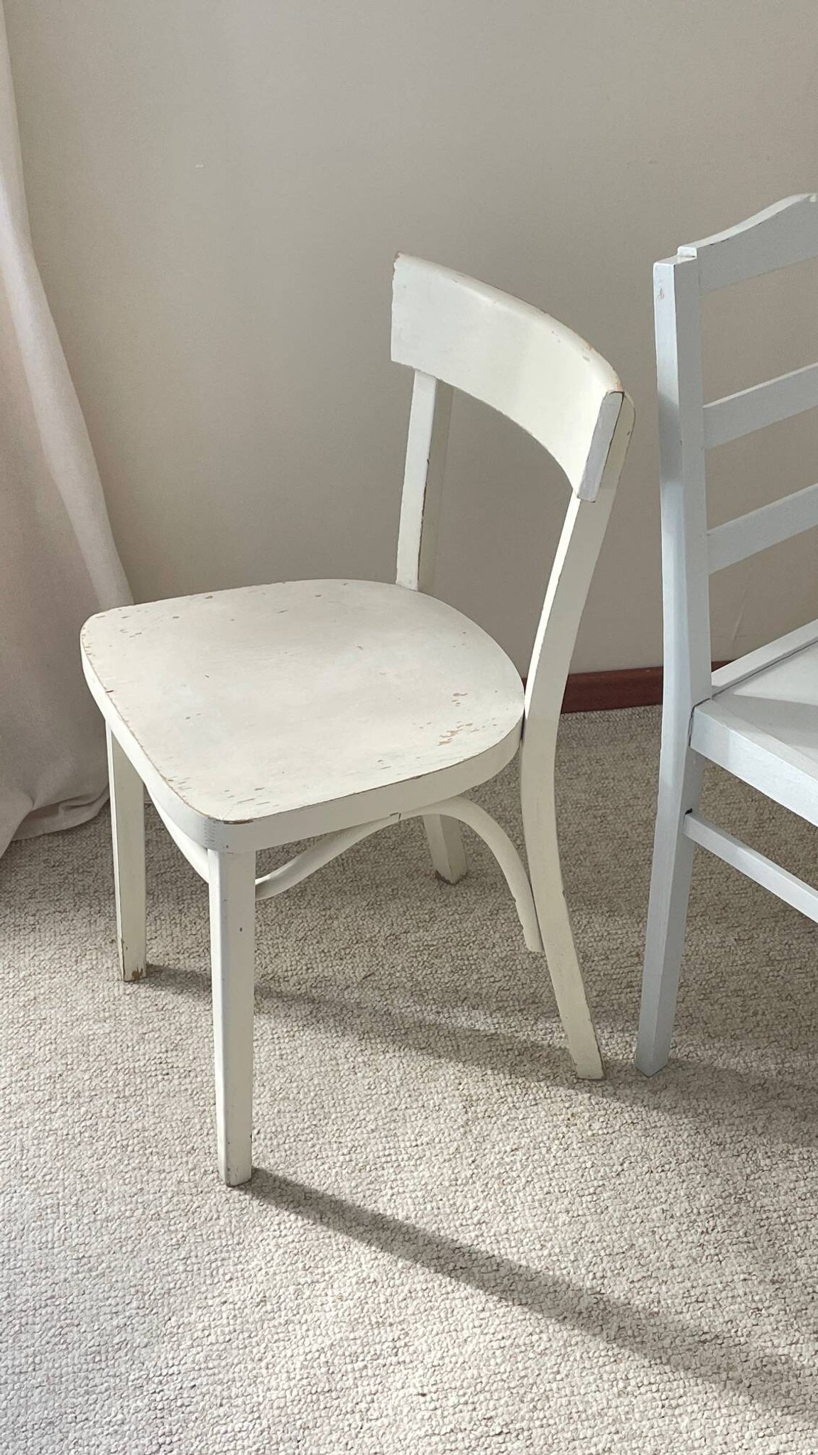 Pair of vintage bistro chairs