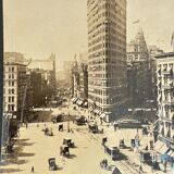 Old photography stereo, stereograph, luxury albumine 1903 New York, United States