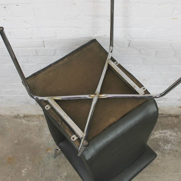 Set de 6 chaises Robert par Pierre Guariche pour Meurop 1960s