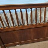 Headboard with wooden bars