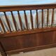 Headboard with wooden bars