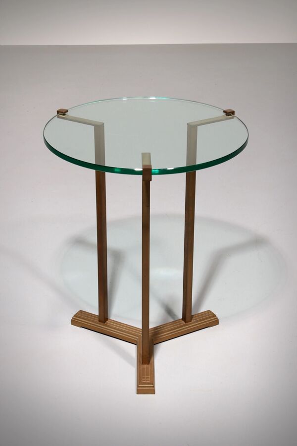 Très rare table d'appoint ou table basse Peter Ghyczy modèle T37