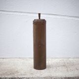 Vintage standing ashtray, push ashtray, brutalist ashtray, metal ashtray, end of sofa