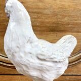 Terracotta hen Bavent XIX sulphide eyes