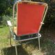 Folding camping chair, 70s garden armchair