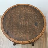 Small bar vintage Fischel beech stool
