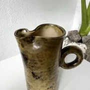 Jacques Blin: Yellow glazed ceramic jug