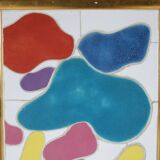 1990s framed ceramics artwork by Jan Snoeck, Netherlands