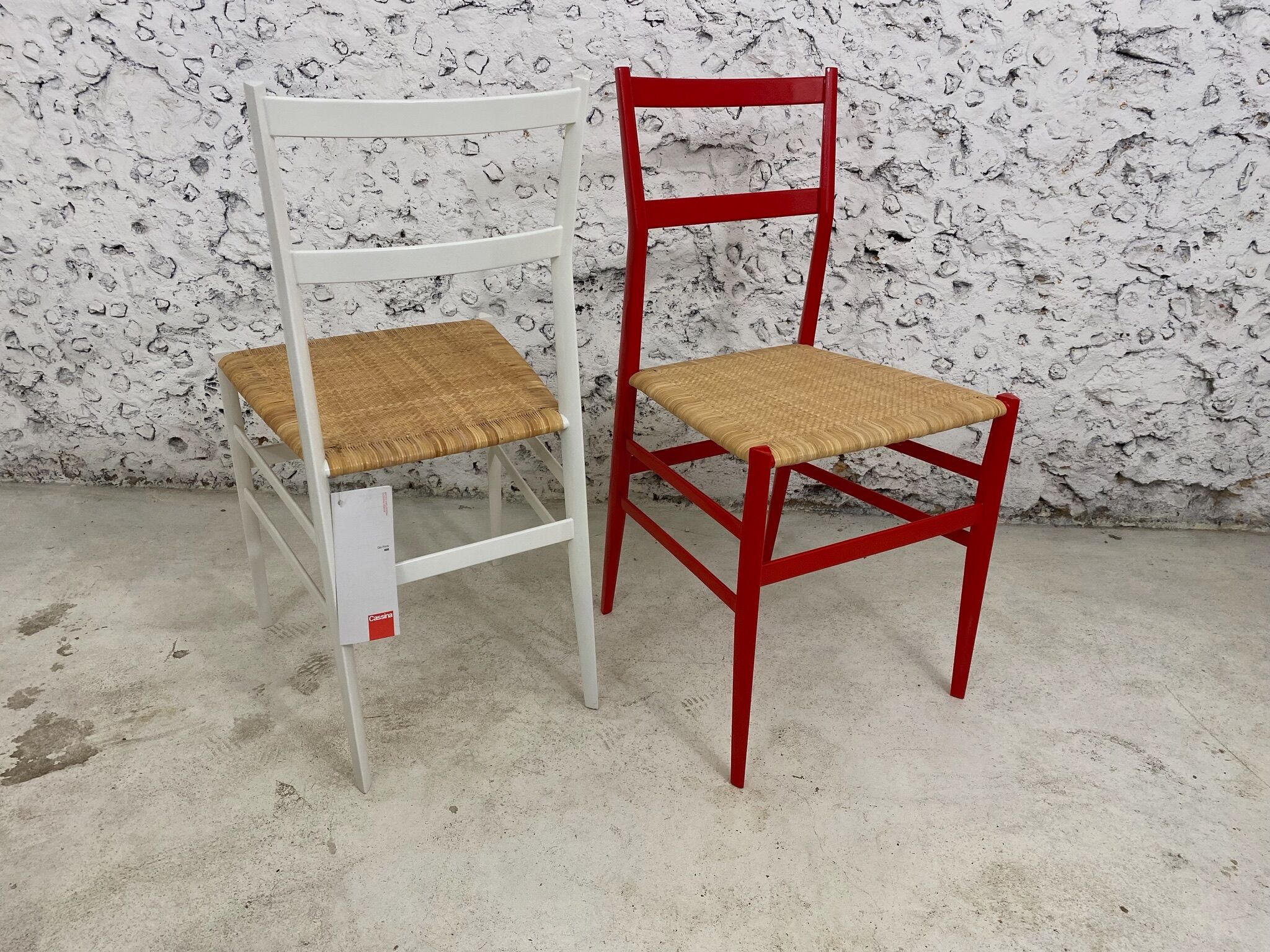 Superleggera chair by Gio Ponti for Cassina modeled 699