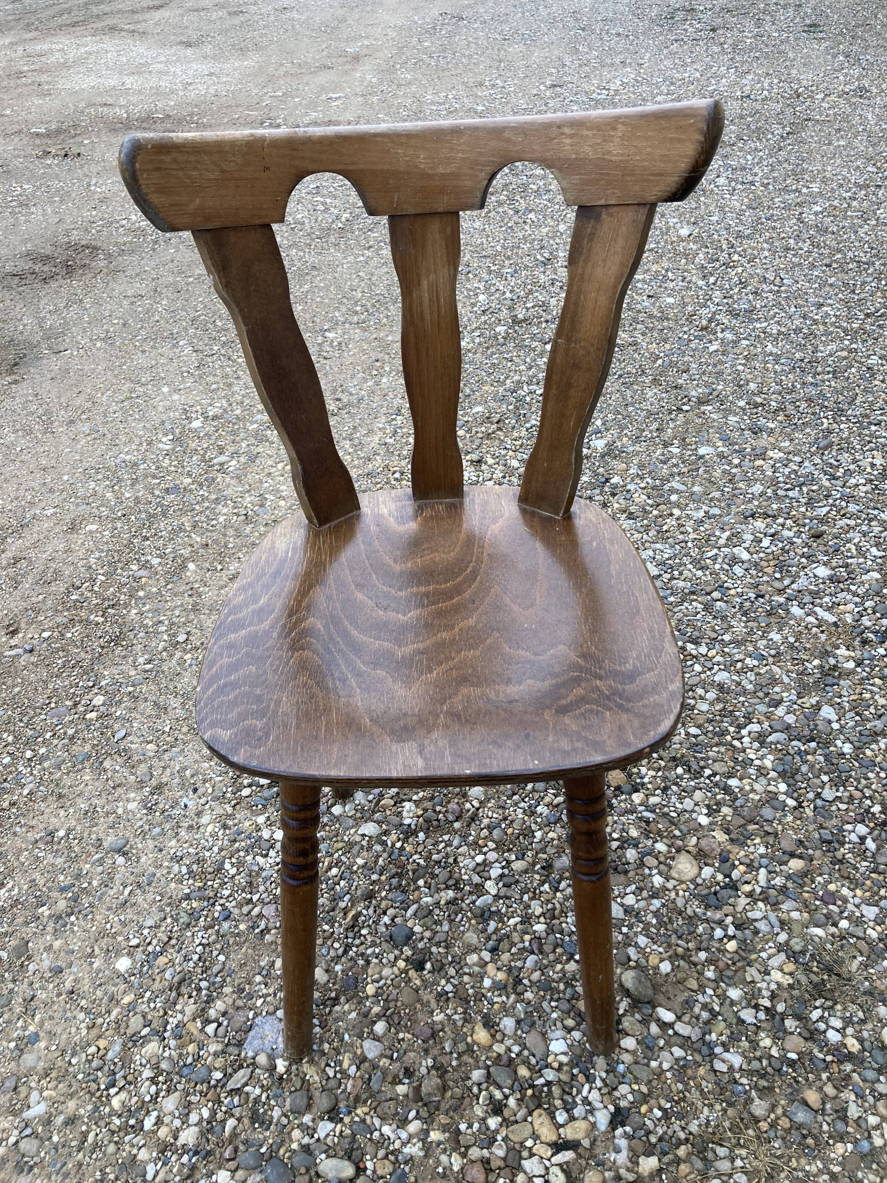 8 mountain wooden chairs