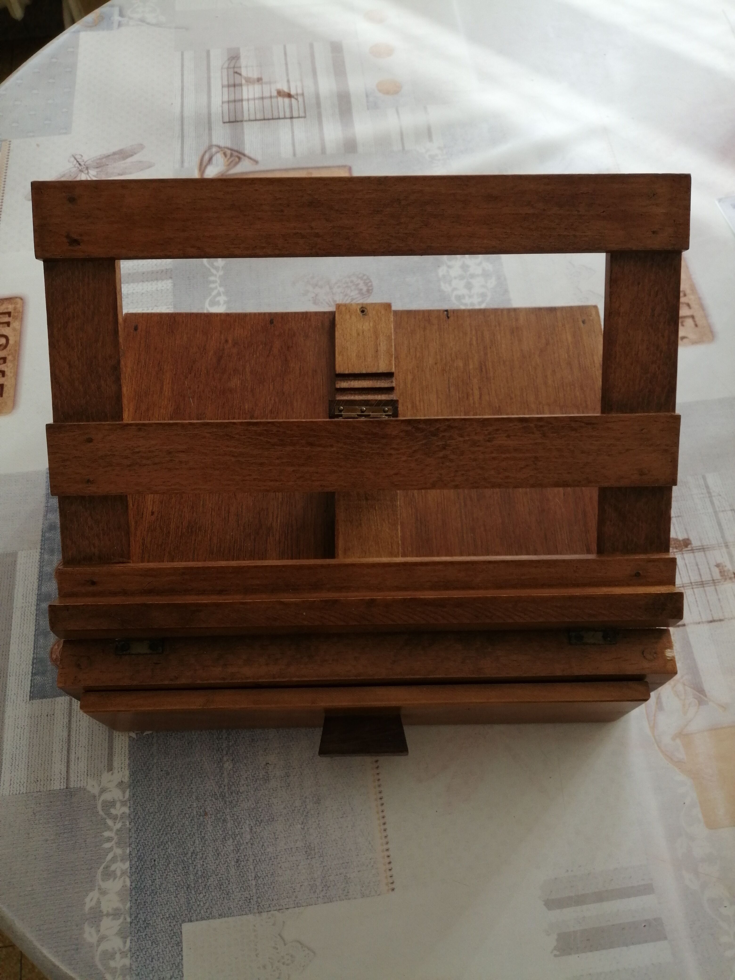 Ecritoire pupitre bois, fabrication artisanale