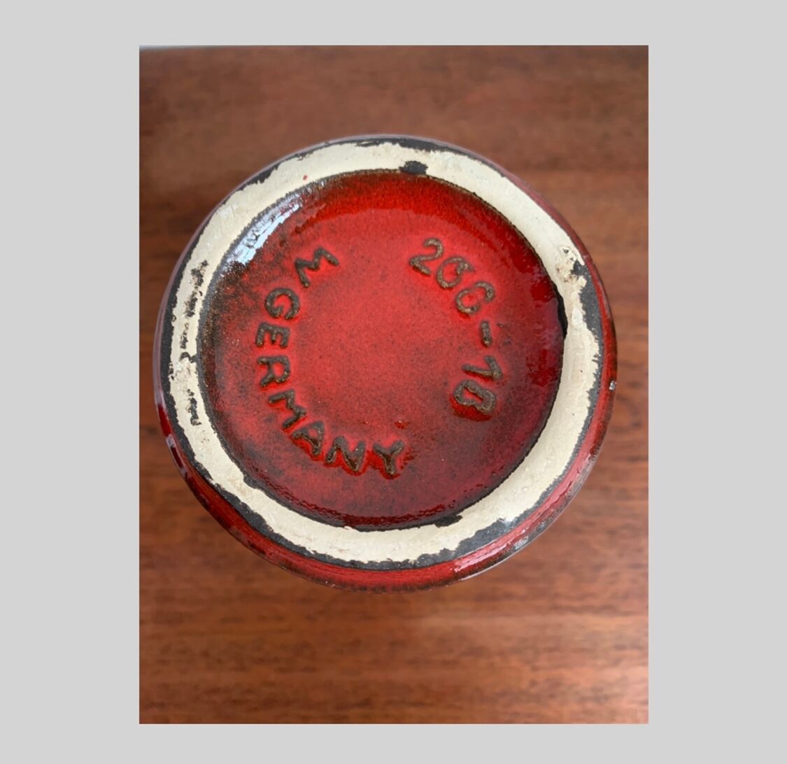 West German ceramic vase 1960s