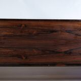 Sideboard Made In Rosewood With Shelves & Drawers From 1960s